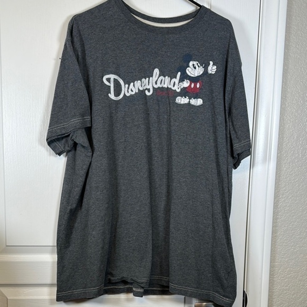 Disneyland Resort Walt Disney World Gray Mickey Mouse Gray Shirt Size XXL EUC